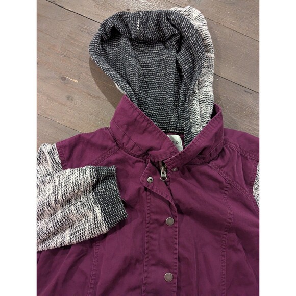 Womens TORRID Purple Anorak Jacket Size 2  Lightweight Hooded - Picture 1 of 5